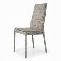 Fully Upholstered Lounge Chair Made in Italy - Aosta