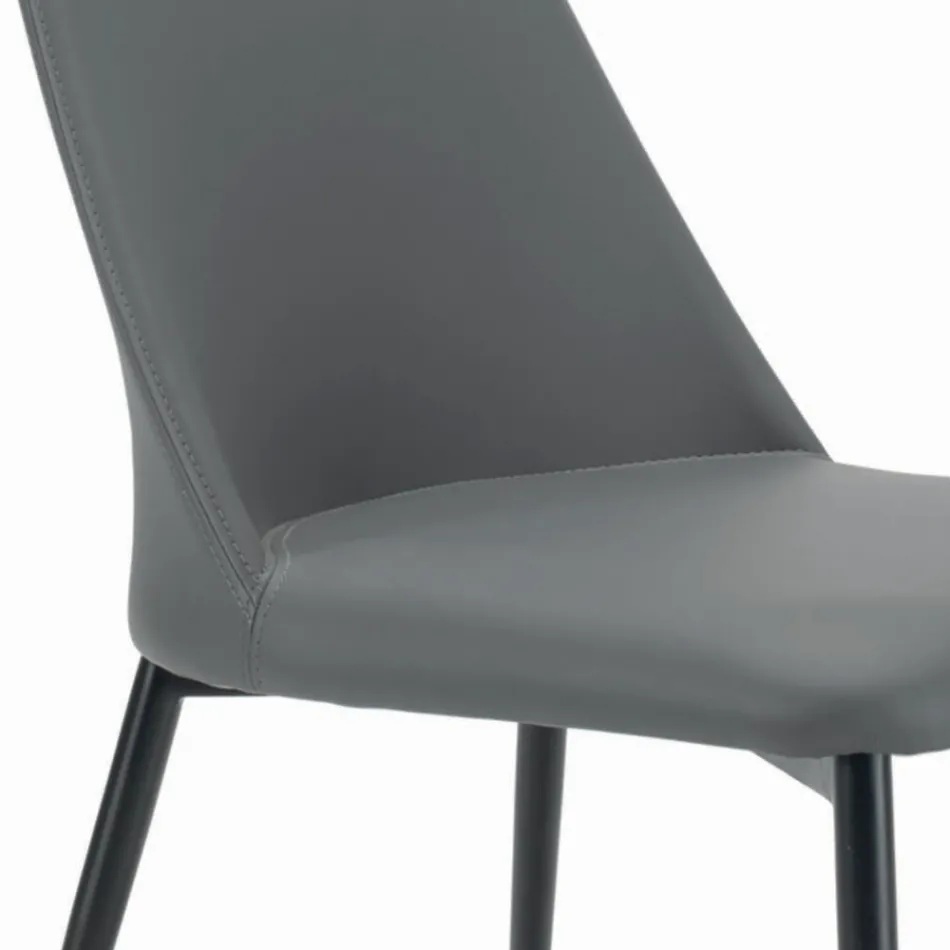 Lounge Chair with Steel or Wood Legs Made in Italy - Florence Viadurini