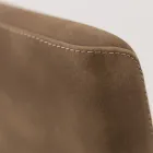 Lounge Chair with High Back in Faux Leather Made in Italy - Orietta Viadurini