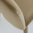 Lounge Chair with Velvet Seat Rope Finish Made in Italy - Savignano Viadurini