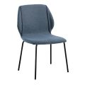 Elegant Modern Design Lounge Chair in Fabric with Border - Scarat