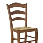 Beech Lounge Chair with Straw Seat Made in Italy - Tamara Viadurini