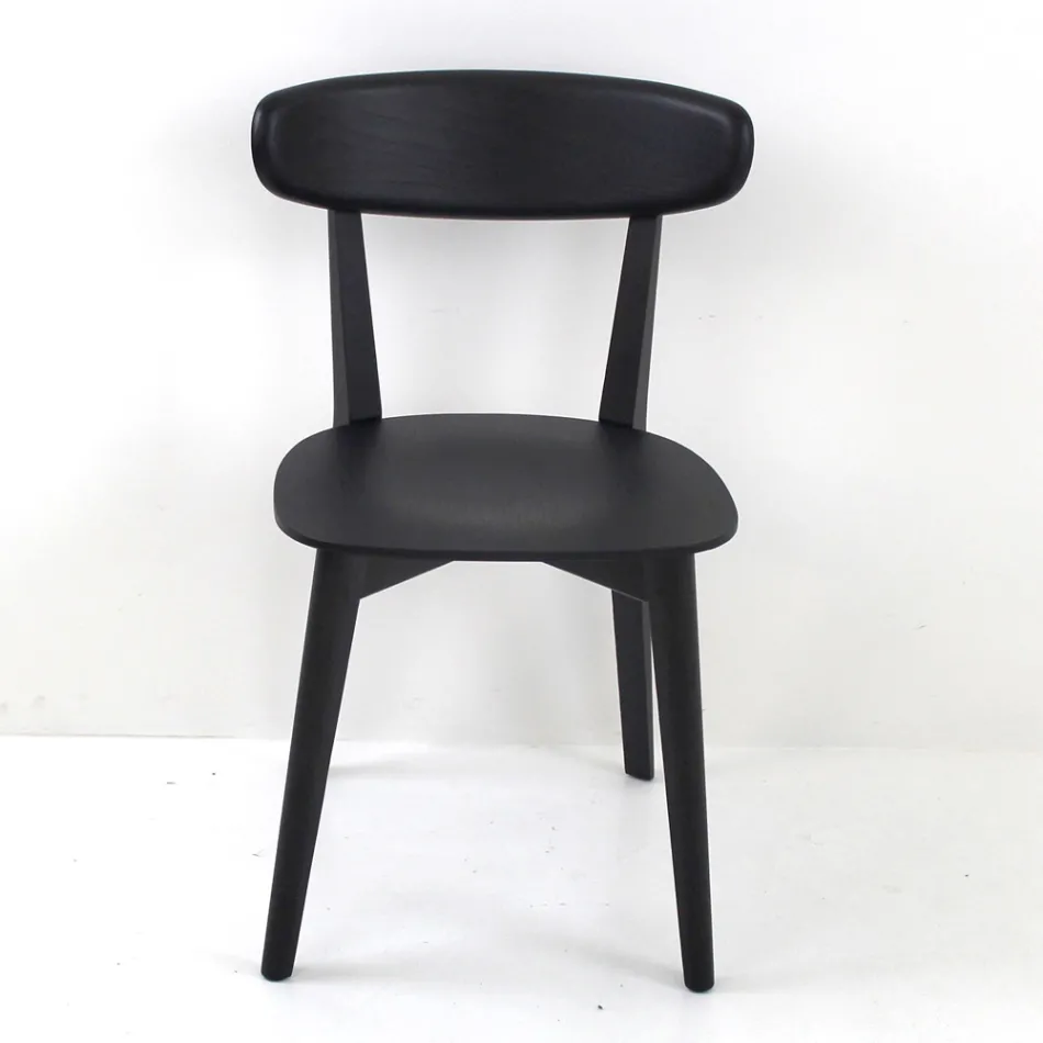 Lounge Chair in Ash Wood Made in Italy - Eryn Viadurini