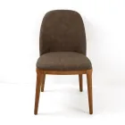 Lounge Chair in Stained Ash Wood Made in Italy - Lyanne Viadurini
