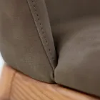 Lounge Chair in Stained Ash Wood Made in Italy - Lyanne Viadurini