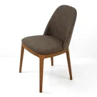 Lounge Chair in Stained Ash Wood Made in Italy - Lyanne Viadurini