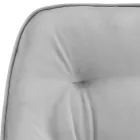 Lounge Chair in Lacquered Wood and Velvet Seat Made in Italy - Attendo Viadurini