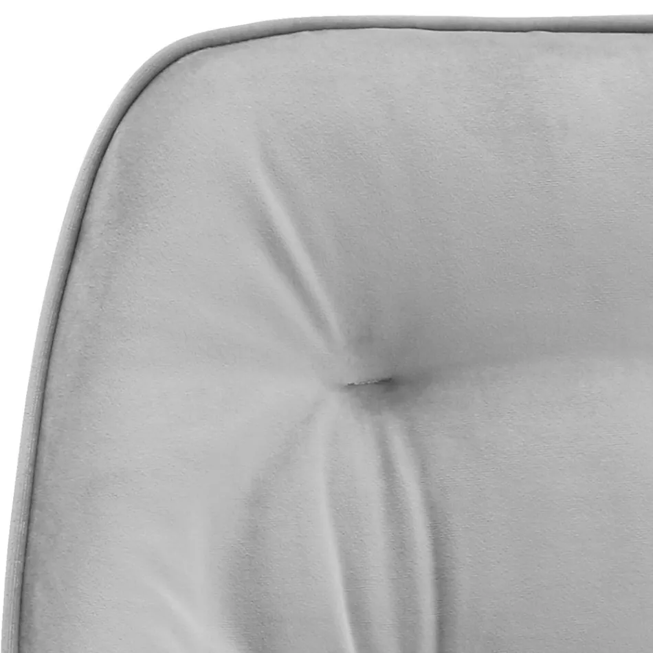 Lounge Chair in Lacquered Wood and Velvet Seat Made in Italy - Attendo Viadurini