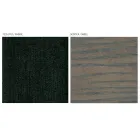 Lounge Chair in Fabric and Solid Beech Wood Made in Italy - Rein Viadurini