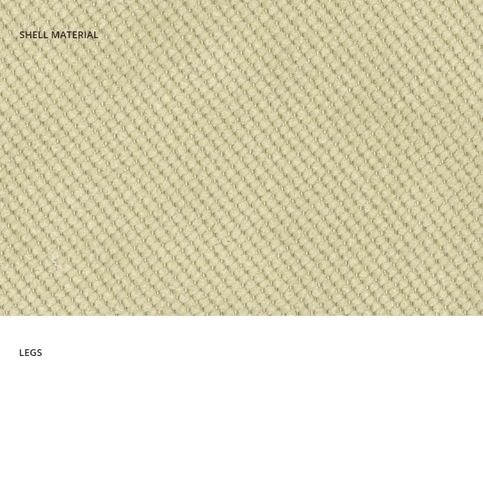 Modern lounge chair in fabric and metal made in Italy, Egypt Viadurini