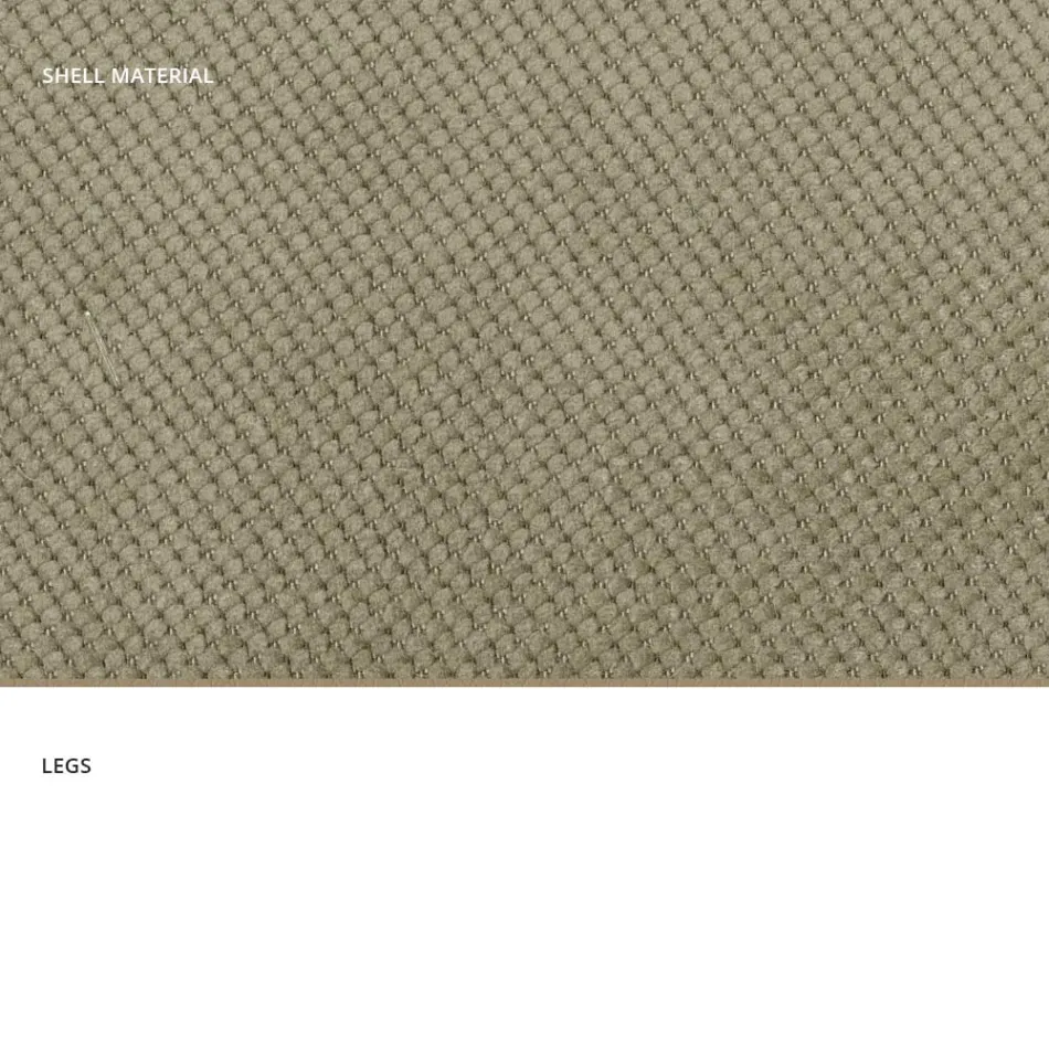 Modern lounge chair in fabric and metal made in Italy, Egypt Viadurini