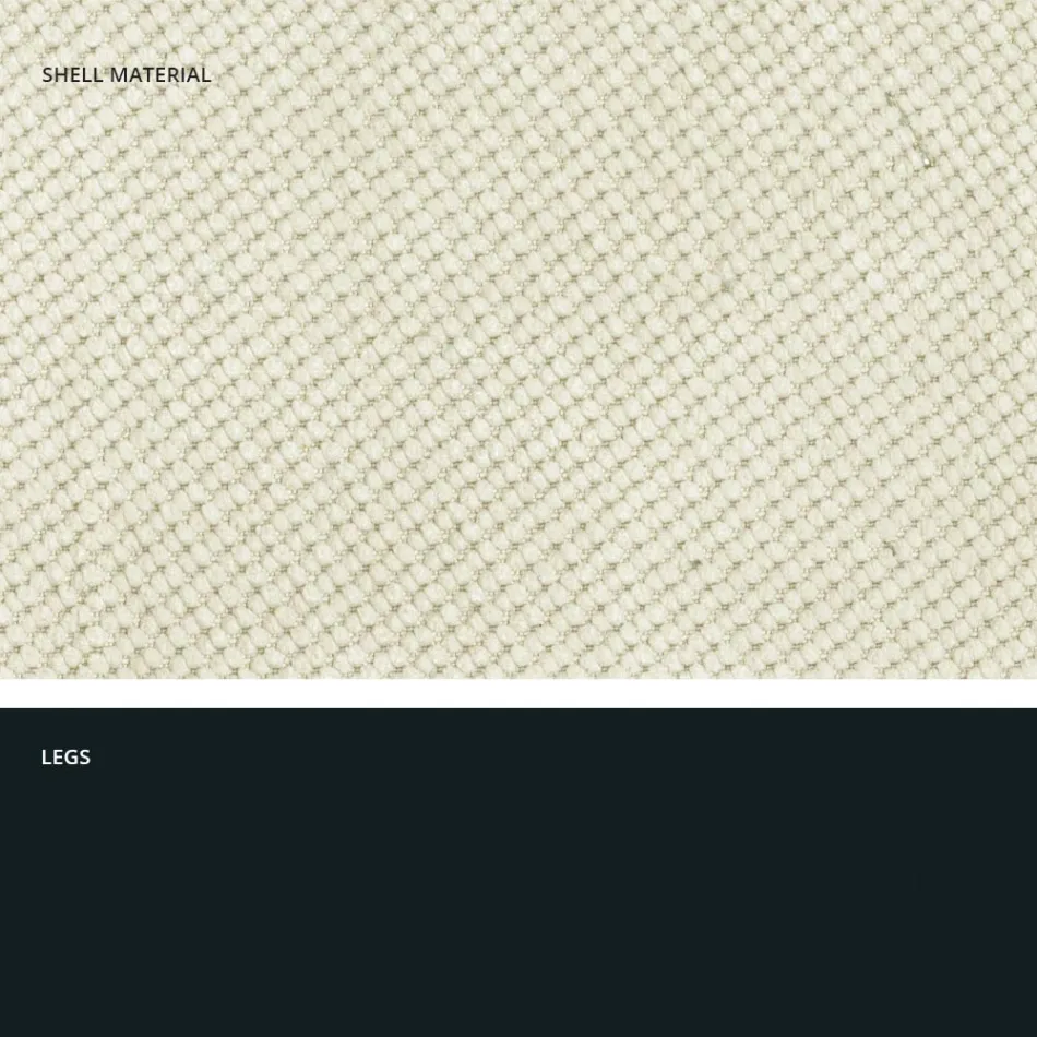 Modern lounge chair in fabric and metal made in Italy, Egypt Viadurini