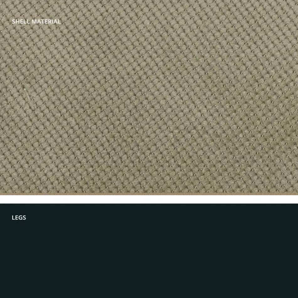 Modern lounge chair in fabric and metal made in Italy, Egypt Viadurini