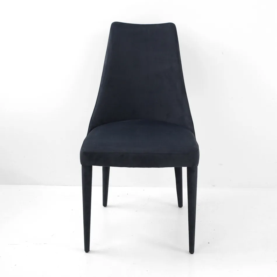 Lounge Chair Upholstered with Teknofibra Made in Italy - Stinco Viadurini