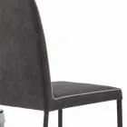 Lounge Chair Upholstered and Lacquered Legs Made in Italy - Catania Viadurini