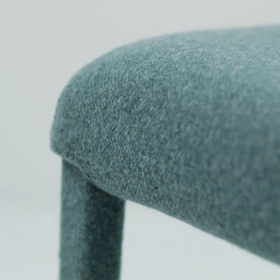 Lounge Chair Covered in Fabric Made in Italy - Roslin Viadurini