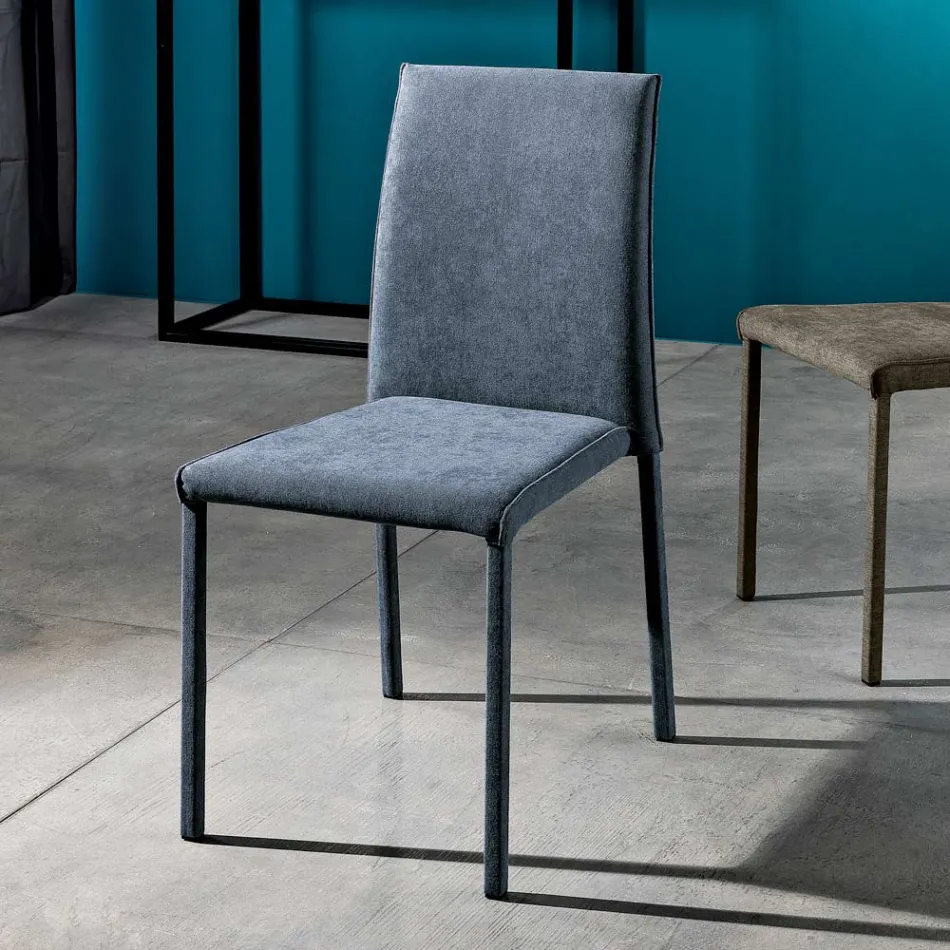 Designer fabric dining room chair made in Italy, Conny Viadurini