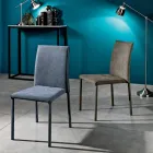 Designer fabric dining room chair made in Italy, Conny Viadurini