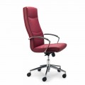 Monocoque faux leather office chair Debora, modern design