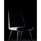 Padded Dining Room Chair with Lacquered Steel Base – Granella Viadurini