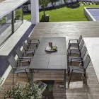 Stackable Outdoor Chair in Painted Aluminium, Homemotion, 4 pieces - Odelia Viadurini