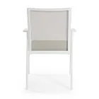 Stackable Outdoor Chair in Painted Aluminium, Homemotion, 4 pieces - Odelia Viadurini