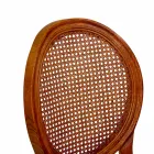 Stackable Lounge Chair in Ailando Wood and Vienna Straw - Laguna Viadurini