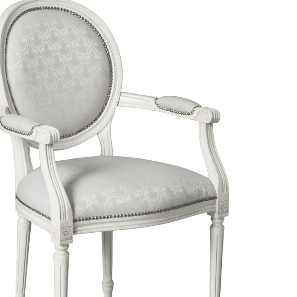 Beech Chair Padded with Foam Rubber Made in Italy - Occhio Viadurini