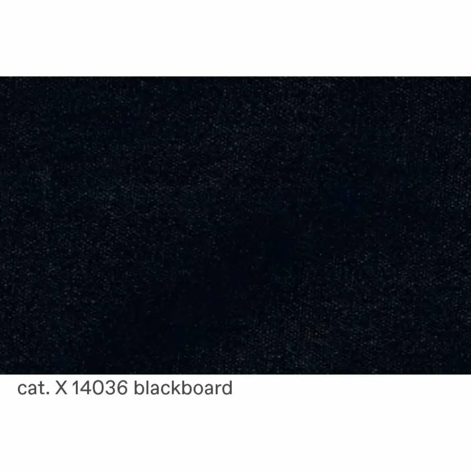 Chair in Black Painted Ash with Seat in Cotton Made in Italy - Merapio Viadurini