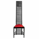 Chair in Black Painted Ash with Seat in Cotton Made in Italy - Merapio Viadurini