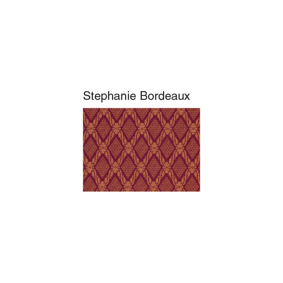 Chair in Wood and Fabric Classic Design Crossed Backrest - Debussy Viadurini