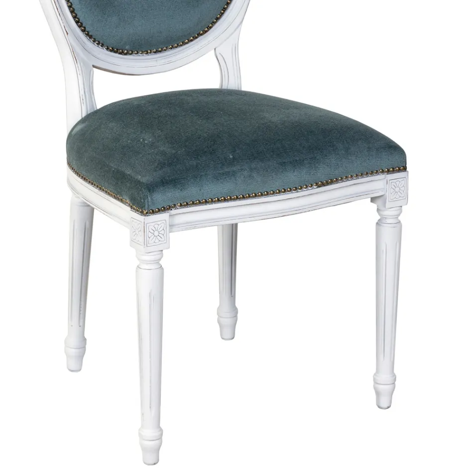 Chair in Solid Beech Wood and Seat in Foam Rubber Made in Italy - Lamiral Viadurini