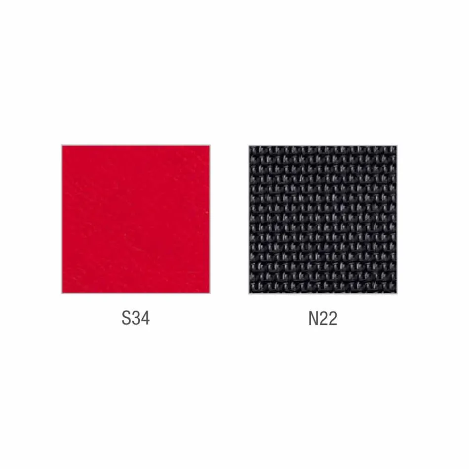 Mina semidirectional and operative leatherette chair made in Italy Viadurini