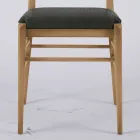 Modern Lounge Chair in Fabric and Solid Wood Made in Italy - Wilma Viadurini