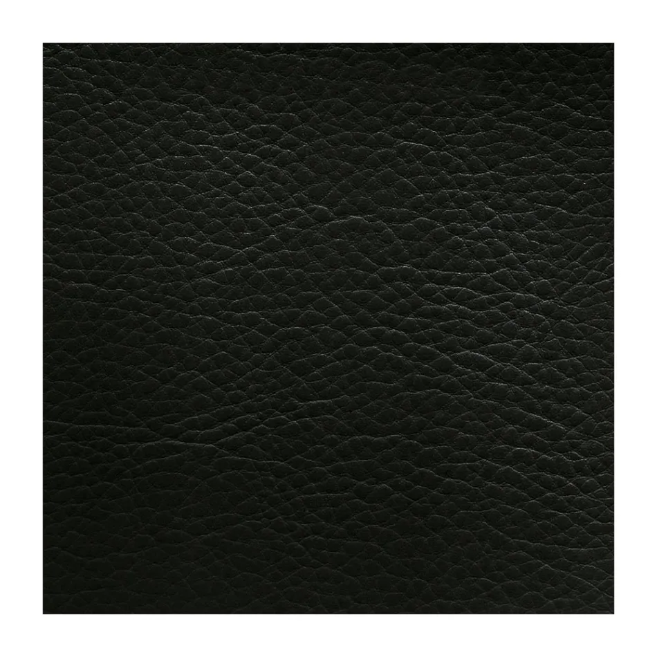 Modern Living Area Chair in Eco-Leather and Metal Made in Italy - Michaela Viadurini