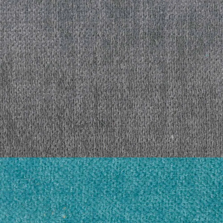 Modern Chair of Elegant Design in Fabric with Border and Wood - Scarat Viadurini