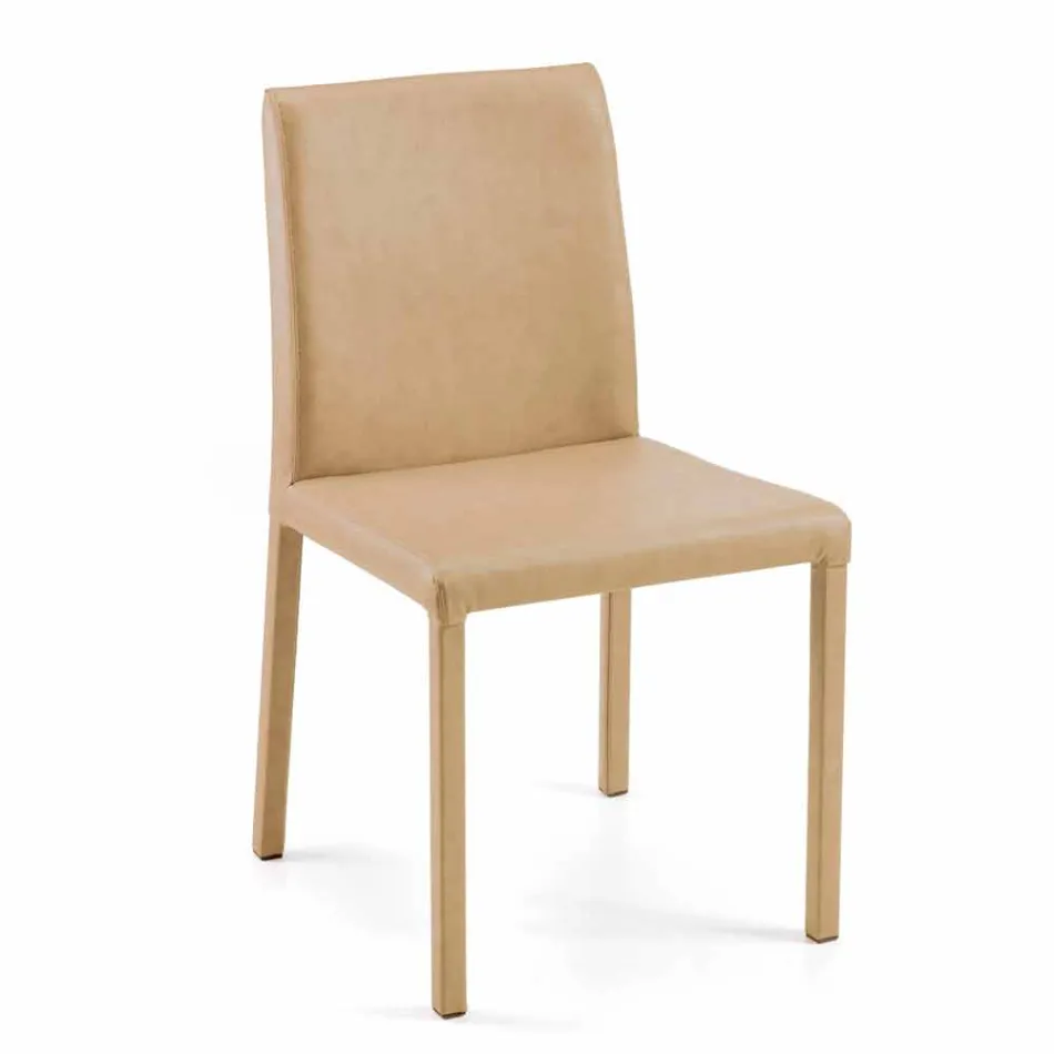 Jamila modern dining room chair, handmade in Italy Viadurini