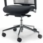 Operative and semi-executive chair in fabric produced in Italy Mina Viadurini