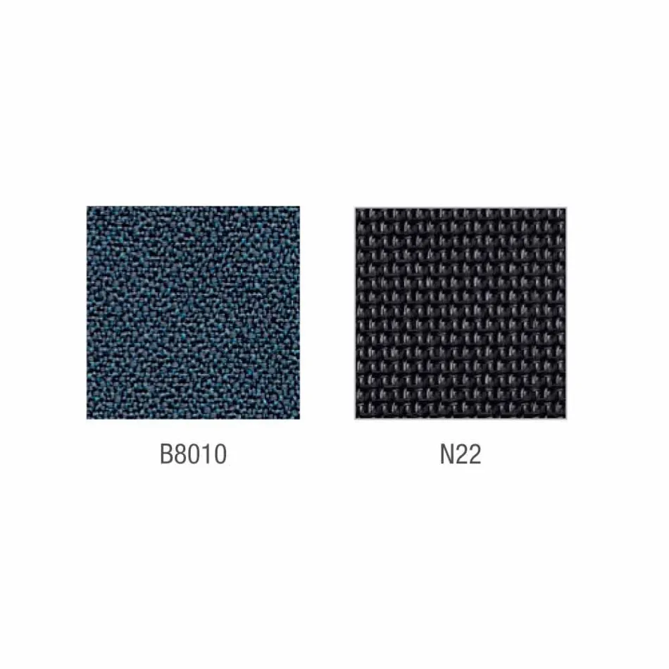 Operative and semi-executive chair in fabric produced in Italy Mina Viadurini