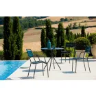 Stackable Outdoor Chair Powder Coated Made in Italy, 4 Pieces - Amina Viadurini