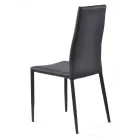 4-Piece Synthetic Leather Stackable Dining Room Chair - Siberia Viadurini