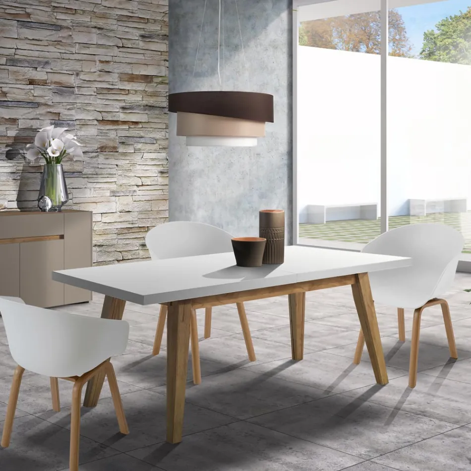 Dining Room Chair in Polypropylene and Metal 4 Pieces - Severina Viadurini