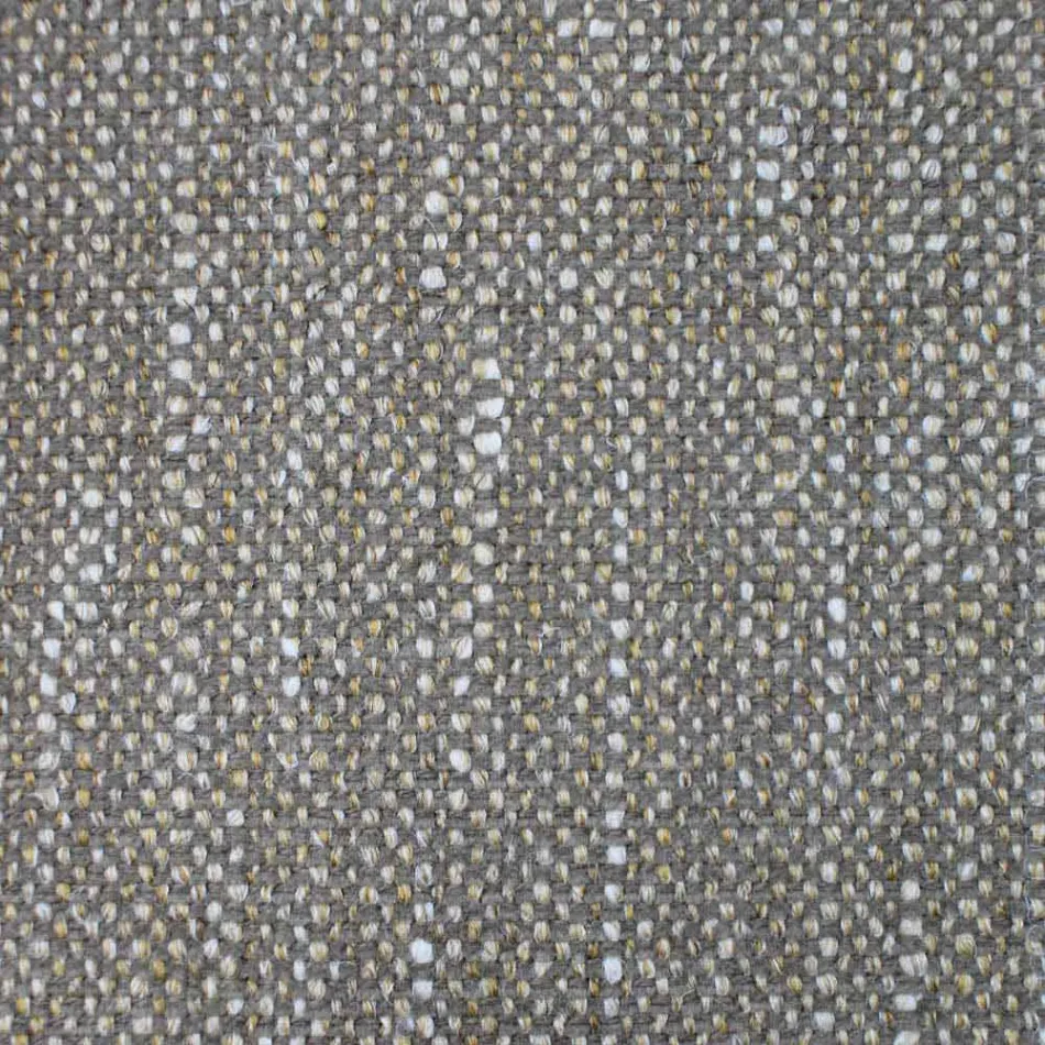 Fabric Dining Room Chair with Wooden Base Made in Italy - Coconut Viadurini