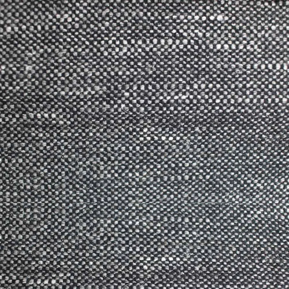 Fabric Dining Room Chair with Wooden Base Made in Italy - Coconut Viadurini