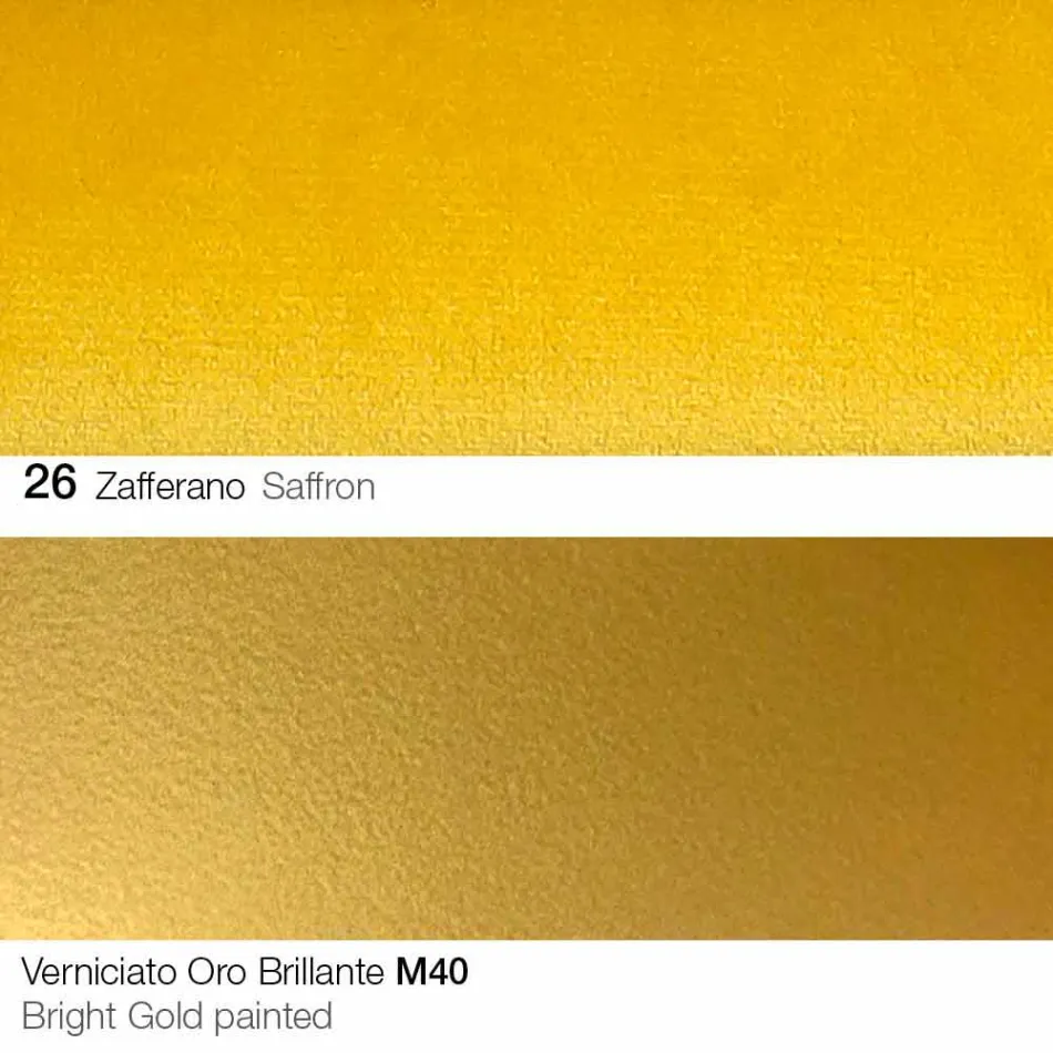 Fabric Dining Room Chair with Gold Legs Made in Italy - Marchesi Viadurini