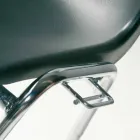 Modern Chair for Meeting Room or Conference Room in Metal and Black ABS - Zetica Viadurini