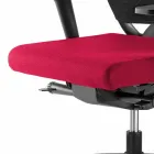 Swivel Ergonomic Design Office Chair with Armrests and Wheels - Meliva Viadurini