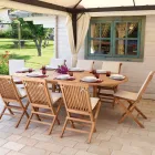 Folding Garden Chair Made of Teak - Bright Viadurini