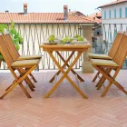 Folding Garden Chair Made of Teak - Bright Viadurini