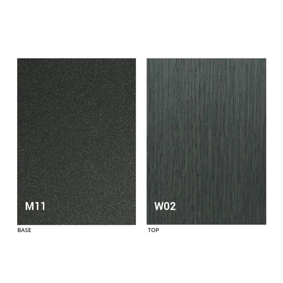 Folding Chair in Metal and Oak Wood 2 Pieces Made in Italy - Roberta Viadurini